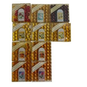 RARE‎ Vintage Sarah Michaels Bath Oil Pearls Lot Of 10 Packs Peach Rose Gardenia
